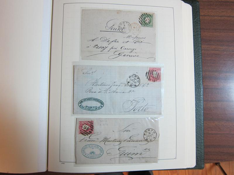 0014 (35).jpg -     Lote:    14      Marcofilia      Lotes Especiais       Descrição:      Portugal.   Colecção montada em dois álbuns com estudo especializado das marcas de duplo círculo e circulares do Porto, com selos de diversas emissões e cartas. Lote a ver.        Lote       Valor Base:     &euro; 1.500,00     Valor Venda:     &euro; 1.500,00     